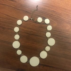 White Statement Necklace